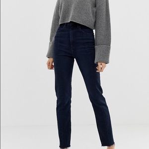 NWT ASOS Tall Farleigh High Waisted Mom Jeans